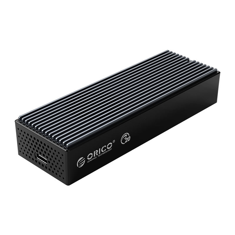 ORICO M2PVC3-G20 USB3.2 GEN2x2 M.2 SSD Enclosure with Cooling Fan 20Gbps NVMe Type-C Hard Drive Adapter Mobile Case for PC Laptop