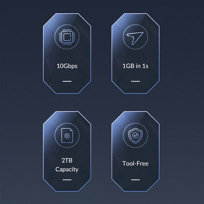 ORICO M2VG01-C3 RGB M2 SSD Case NVME Cabinet M.2 for USB Type C 3.1 Gen2 10Gbps SSD Cool Box Style Game M.2 SSD Case