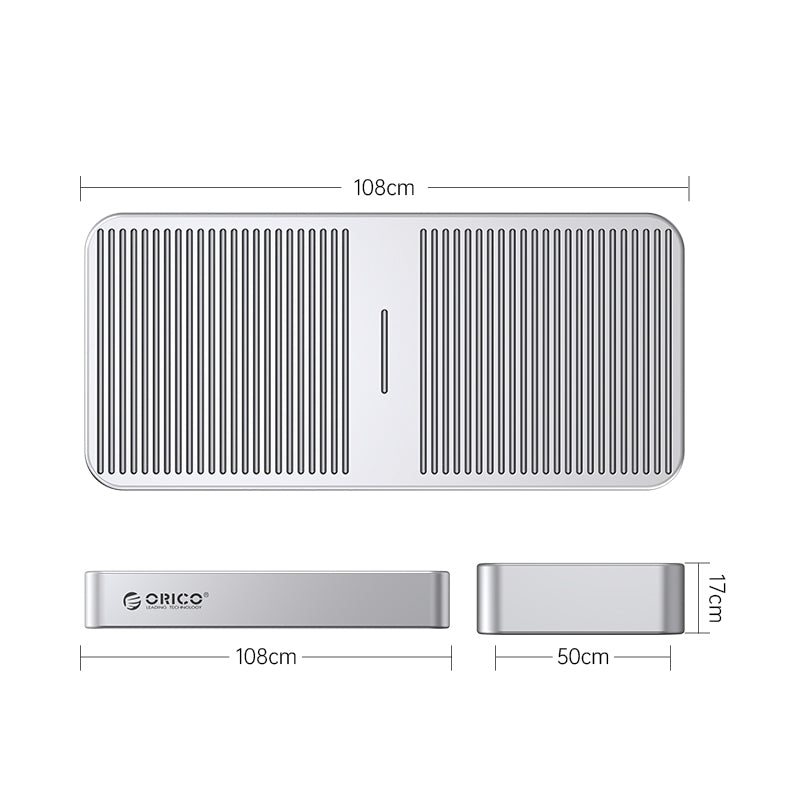 ORICO M224C3-U4 M.2 NVME SSD Enclosure 40Gbps Hard-Disk Box External Protective Case Support 2230 / 2242 / 2260 / 2280 NVMe PCI-E SSD