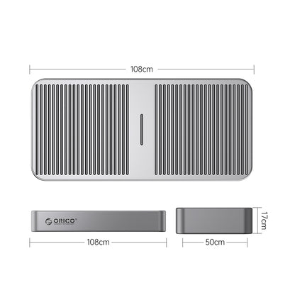 ORICO M224C3-U4 M.2 NVME SSD Enclosure 40Gbps Hard-Disk Box External Protective Case Support 2230 / 2242 / 2260 / 2280 NVMe PCI-E SSD