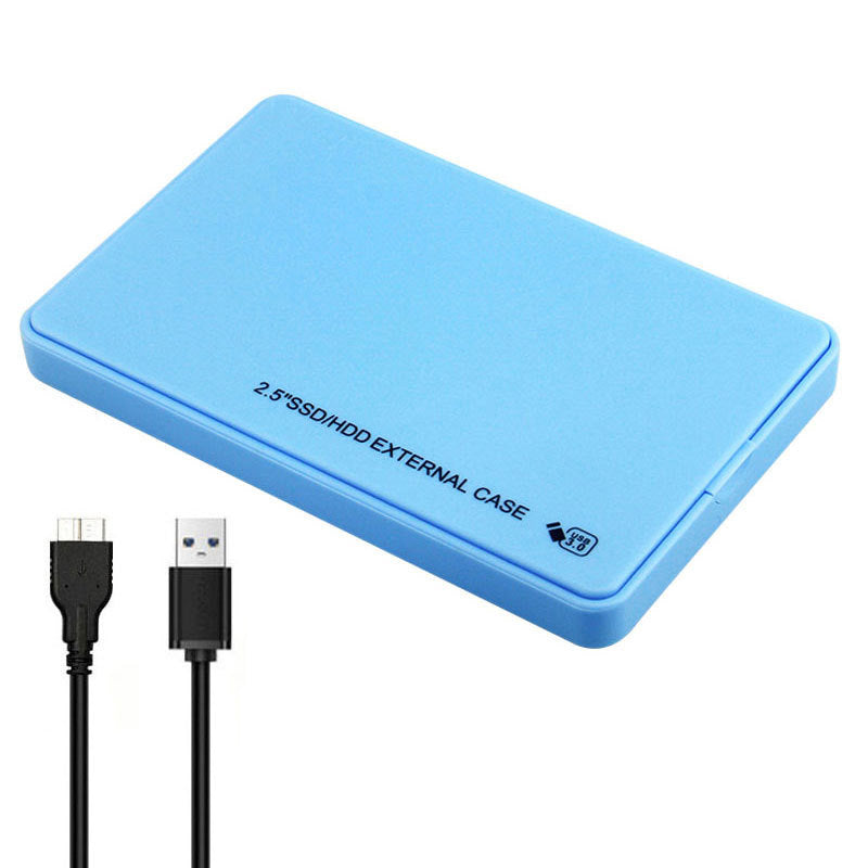 U25 2.5 inch SSD USB3.0 External Hard Drive Enclosure Hard Disk Box Compatible with 2.5-inch SATA Hard Disk