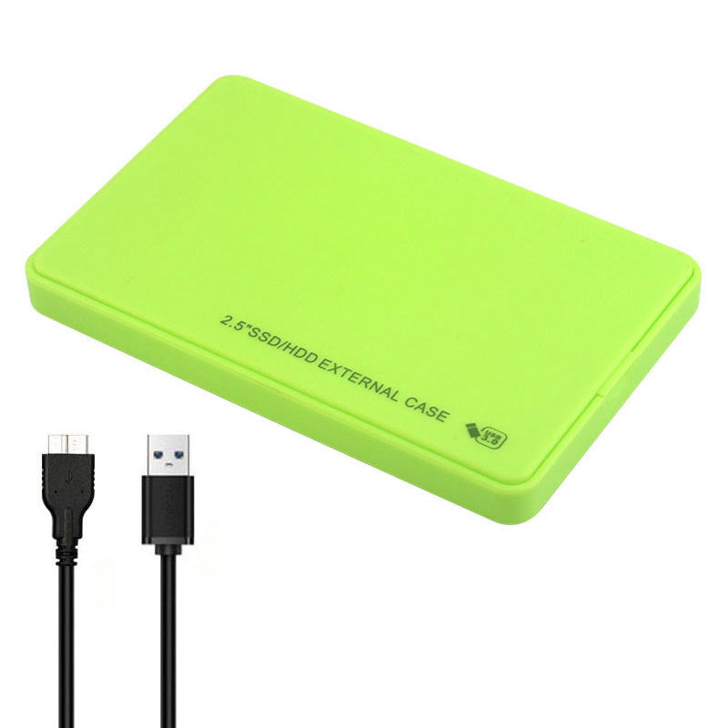 U25 2.5 inch SSD USB3.0 External Hard Drive Enclosure Hard Disk Box Compatible with 2.5-inch SATA Hard Disk