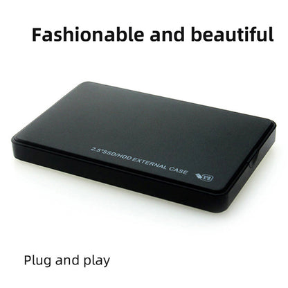 U25 2.5 inch SSD USB3.0 External Hard Drive Enclosure Hard Disk Box Compatible with 2.5-inch SATA Hard Disk