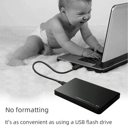 U25 2.5 inch SSD USB3.0 External Hard Drive Enclosure Hard Disk Box Compatible with 2.5-inch SATA Hard Disk