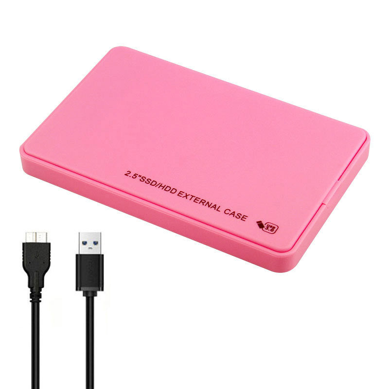 U25 2.5 inch SSD USB3.0 External Hard Drive Enclosure Hard Disk Box Compatible with 2.5-inch SATA Hard Disk