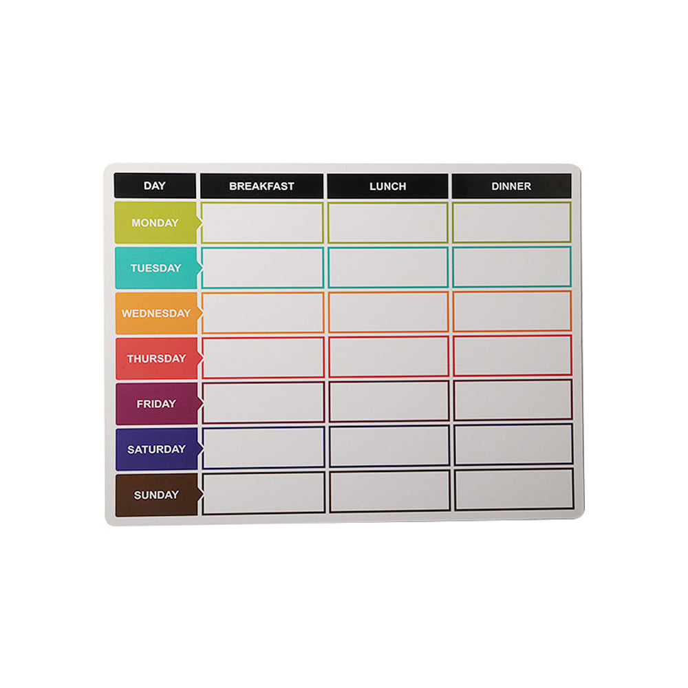 Erasable Refrigerator Magnetic Calendar Planner Memo Refrigerator Sticker Message Board