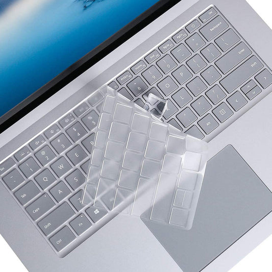 ENKAY HAT PRINCE Clear Keyboard Cover for Microsoft Surface Laptop 2 / 3 / 4 / 5 13.5, Ultra Thin TPU Keyboard Protector, US Version