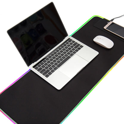 LED Colorful Luminous Keyboard Pad RGB Mouse Pad Mouse Mat