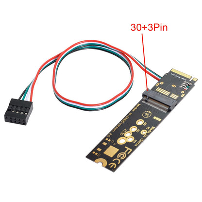 EP-002 Wireless NGFF A/E-Key WiFi Card to M.2 NGFF Key-M NVME SSD Adapter for AX200 WiFi 6 Bluetooth 5.1