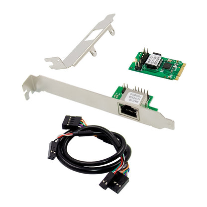 M.2 RTL8111F Adaptive Gigabit Single Port Ethernet Card GbE RJ45 Gigabit Industrial Network Card