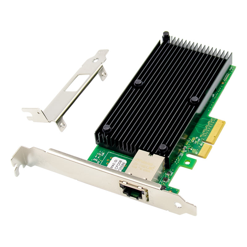 PCI-E X4 RJ45 Single-port Copper Ethernet Converged Network Adapter X550 10-Gigabit Server Network Card