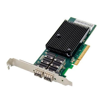 PCI-E X8 10-Gigabit Dual Port SFP+Optical Fiber Network Card X710-DA2 10G Server Adapter