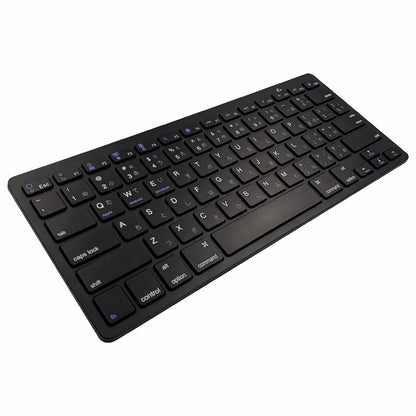 [Japanese Version] X5 Battery Powered 78-Key Ultra Thin Wireless Bluetooth Keyboard for iPad iPhone - Black