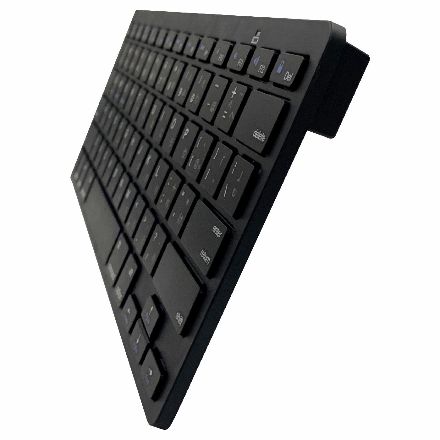 [Japanese Version] X5 Battery Powered 78-Key Ultra Thin Wireless Bluetooth Keyboard for iPad iPhone - Black