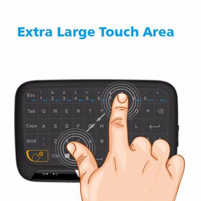 H18 2.4G Mini Wireless Virtual keyboard with QWERTY Touch Pad for Smart TVs/PS3/Set-Top Boxes