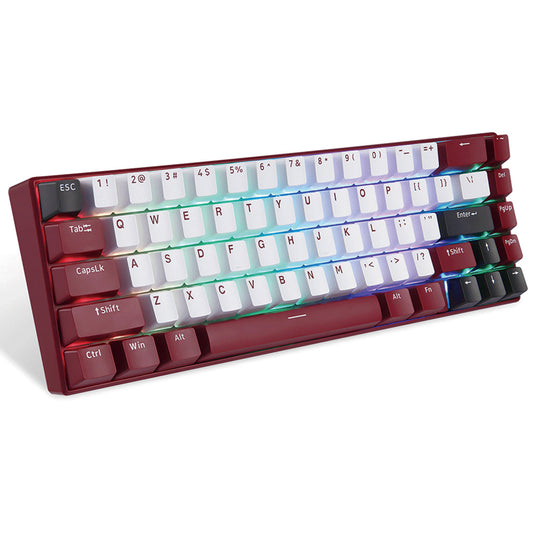 MOTOSPEED BK67 Bluetooth 5.0 Wireless / Wired 67 Keys RGB Backlight Keyboard Computer Laptop Gaming Mechanical Keyboard