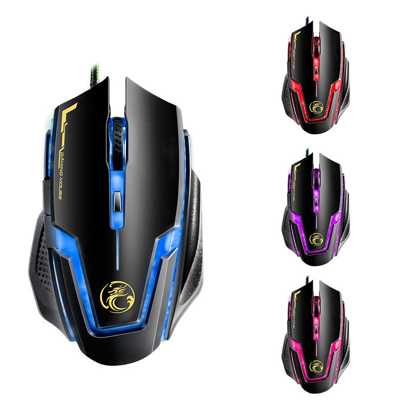 IMICE A9 Gaming Mouse USB Wired Mouse 6 Buttons 4000DPI Laptop Mice