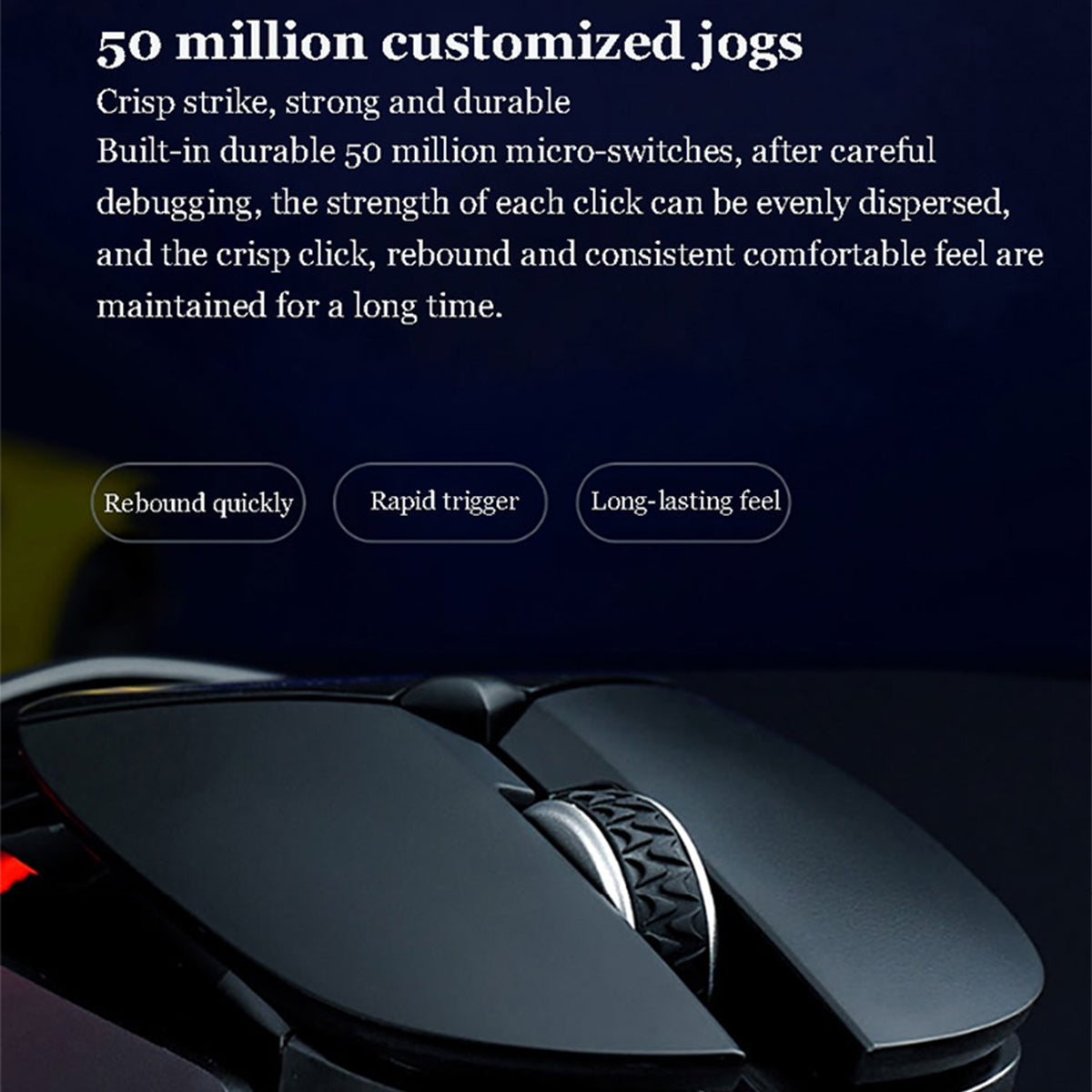 RAPOO VT960 Hollow RGB Wireless 2.4G Mouse Lightweight Portable Mice with 7 Buttons for Laptops