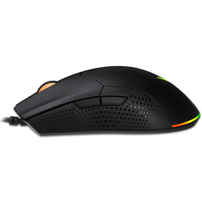 RAPOO V30 Wired Ergonomic Computer Mice Gaming Mouse with RGB Backlit for Laptops PC