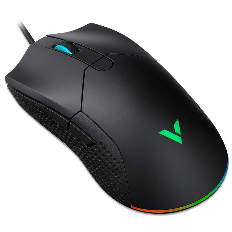 RAPOO V30 Wired Ergonomic Computer Mice Gaming Mouse with RGB Backlit for Laptops PC