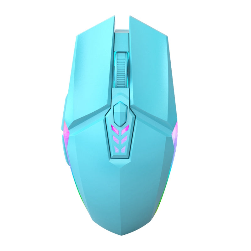 MORZZOR S700 Mute 1600 DPI Optical Mouse USB Wired Computer Laptop Gaming Mice with Colorful Breathing Light