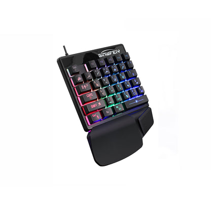 JX200 One-handed Mechanical Gaming Keyboard Electronic Sports Keyboard