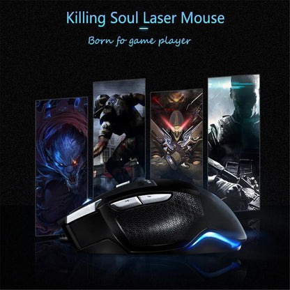 AULA Killing Soul II Backlight USB Wired 7 Buttons Computer Laptop Gaming Mouse