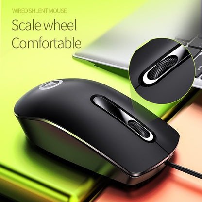 YINDIAO G9 1.2m 1200DPI 3-Button Lightweight Comfortable Grip Wired Mouse