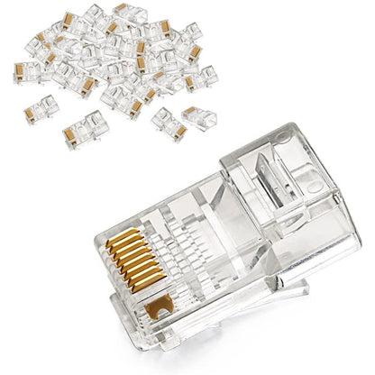 100Pcs UGREEN 60558 Cat6 RJ45 Connector Ethernet Cable Plugs 8P8C Crimp Modular UTP Network LAN Connectors