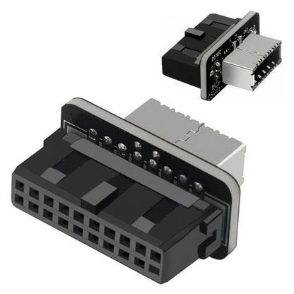 PH73S USB3.0 19P/20P to Type-E Vertical Motherboard Adapter Chassis Front Type-C Plug-in Port