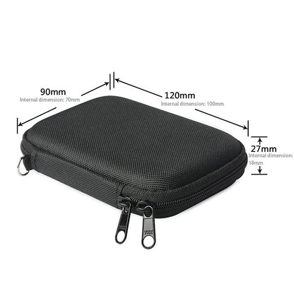 For Logitech Pebble M350 Wireless Mouse Portable Storage Bag Shockproof Zipper Carrying Case