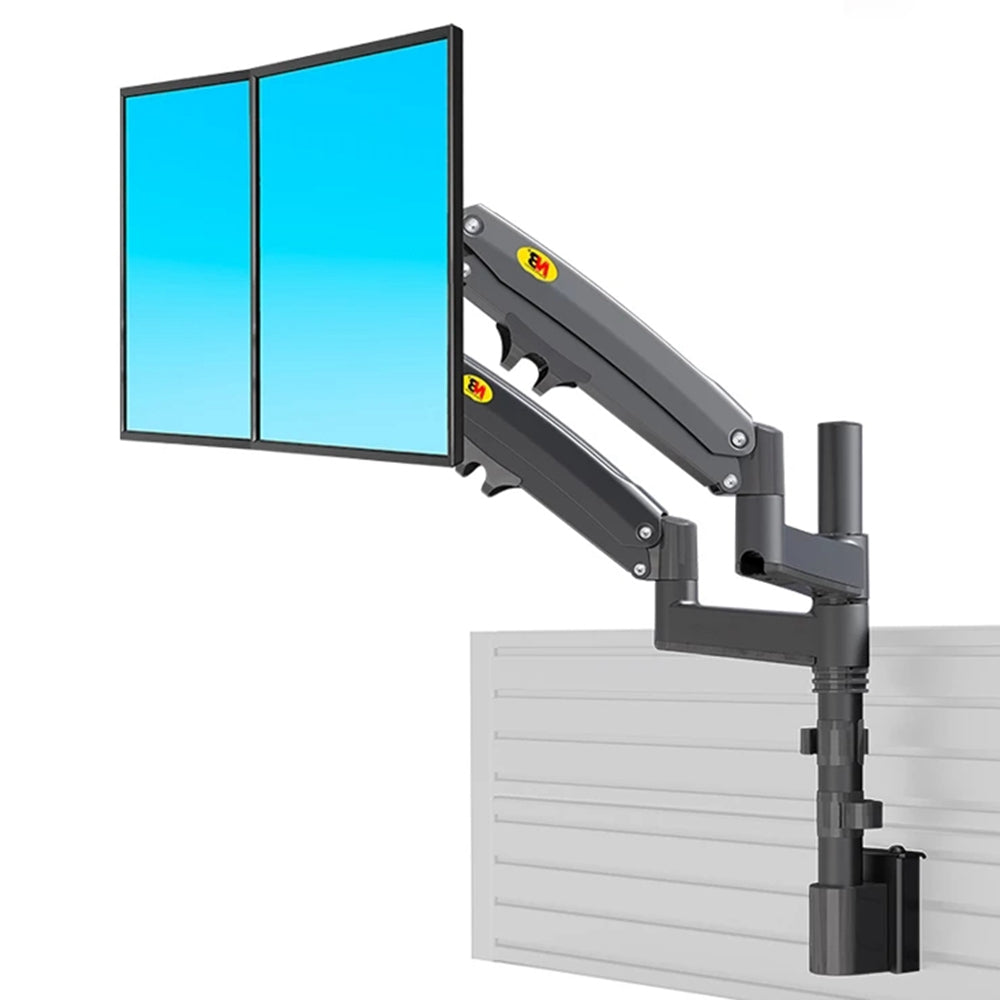 NORTH BAYOU M80 22-32 inch Dual Screen Computer Monitor Holder Adjustable Monitor Support Arm Bracket