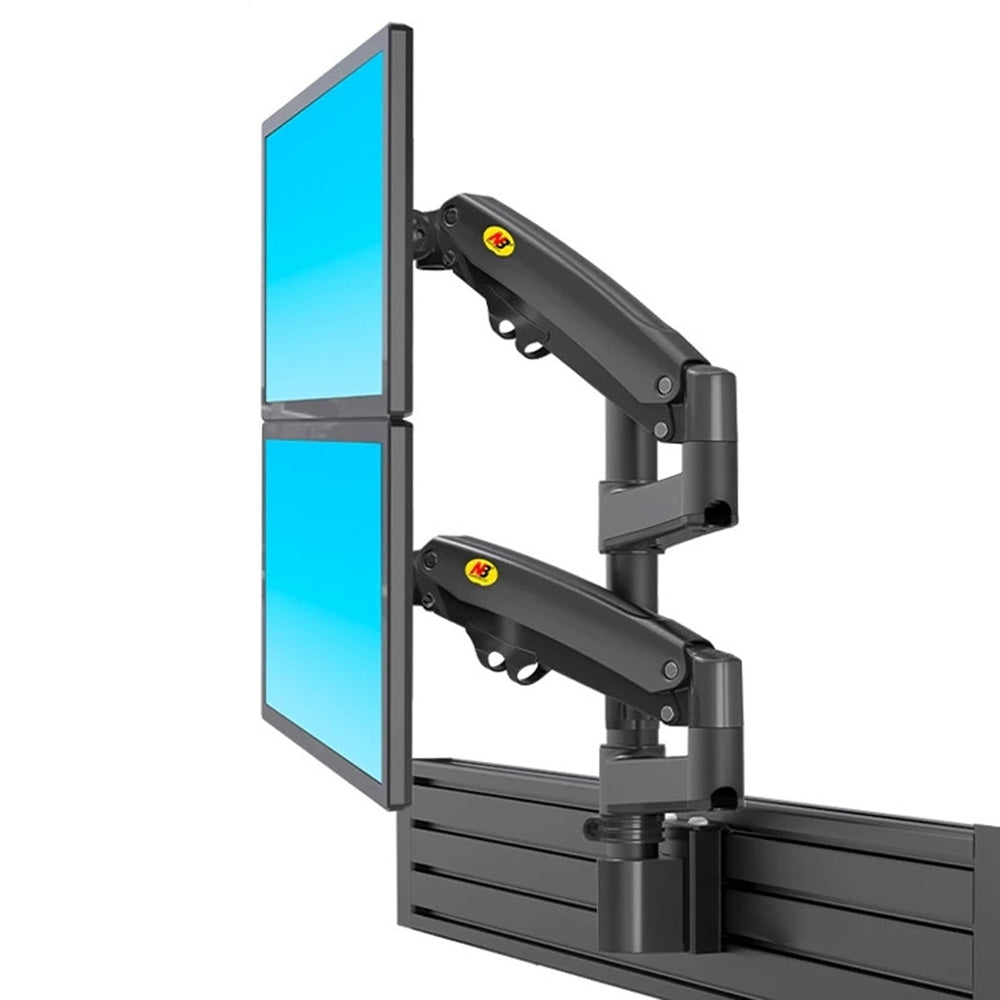 NORTH BAYOU M80 22-32 inch Dual Screen Computer Monitor Holder Adjustable Monitor Support Arm Bracket