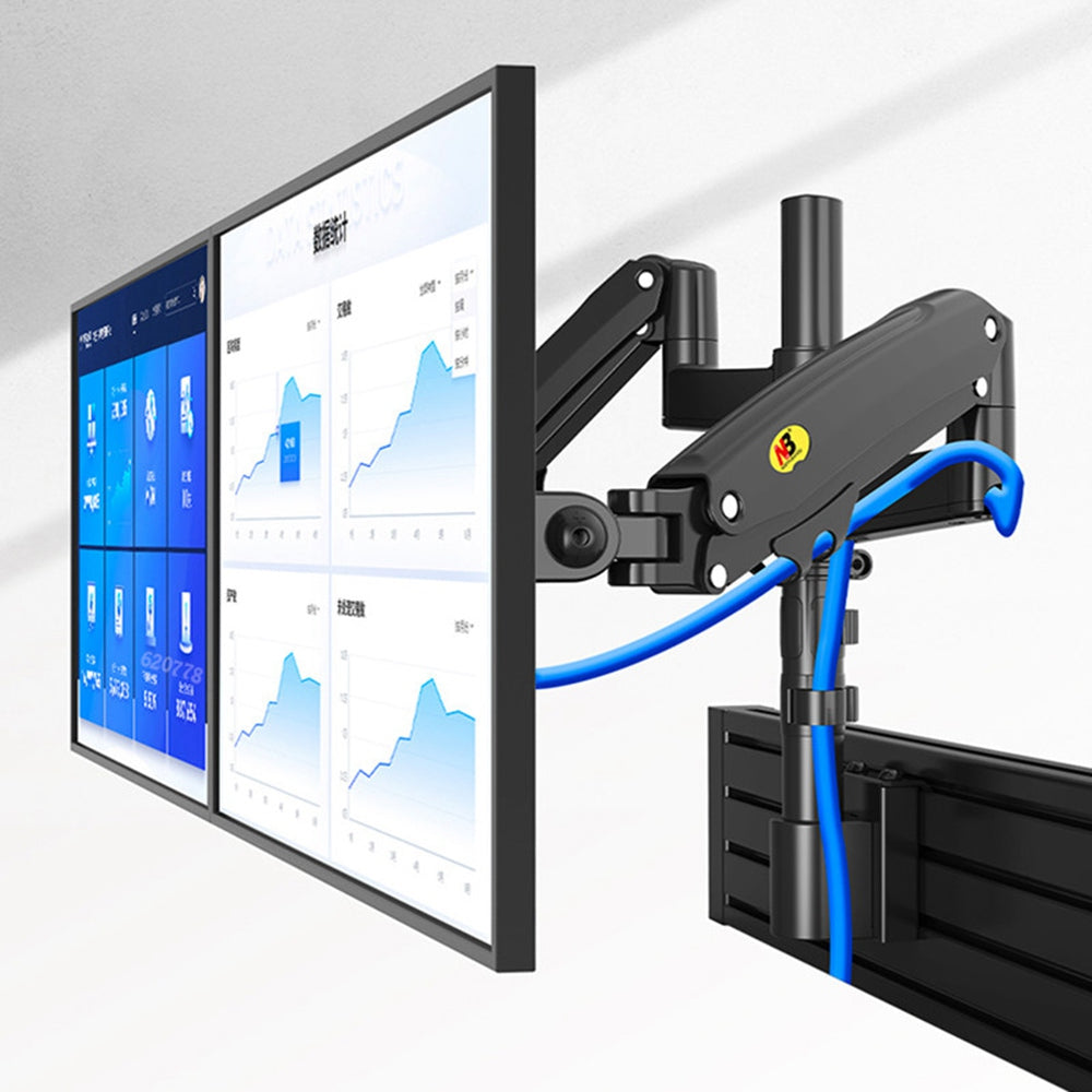 NORTH BAYOU M80 22-32 inch Dual Screen Computer Monitor Holder Adjustable Monitor Support Arm Bracket