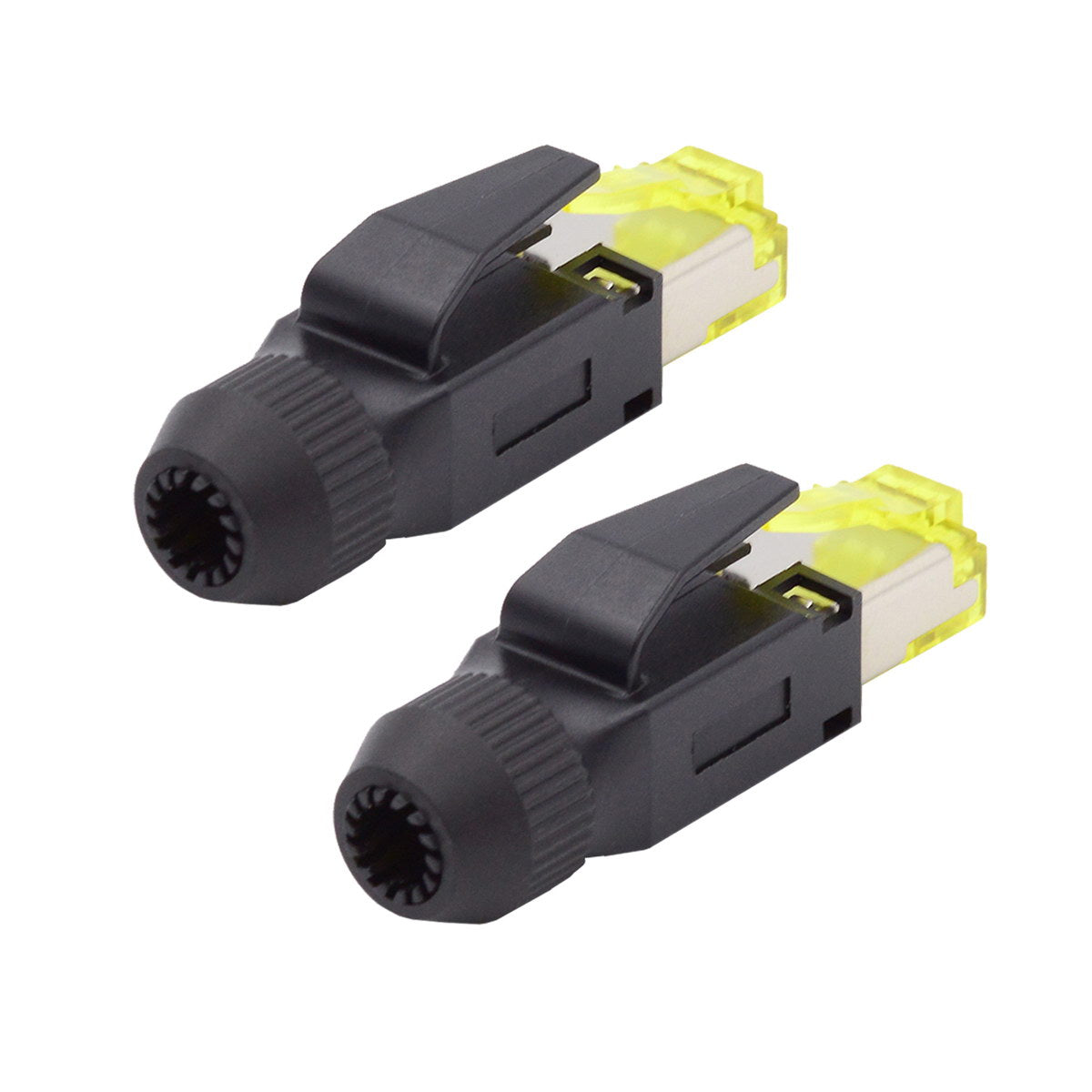 UT-005 2Pcs STP UTP Shielded RJ45 Plug Cat6 RJ45 8P8C Assembly Plug for Industrial Network Ethernet Patch Cord