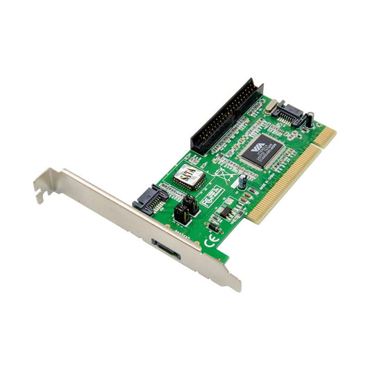 PCI VT6421 PCI Adapter IDE+SATA-150 RAID Array Convertor Card Supports PATA UDMA 6 Transmission