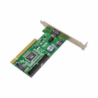 PCI VT6421 PCI Adapter IDE+SATA-150 RAID Array Convertor Card Supports PATA UDMA 6 Transmission