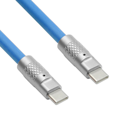 UC-003-0R-1.0M 1m USB Type C to USB-C Liquid Silicone Ultra Soft 120W Fast Charge Data Cable