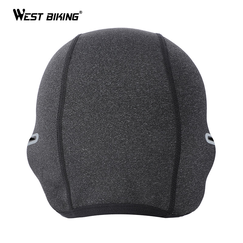 WEST BIKING Winter Fleece Cycling Caps Outdoor Sports Hat Windproof Thermal Headwear [Men]