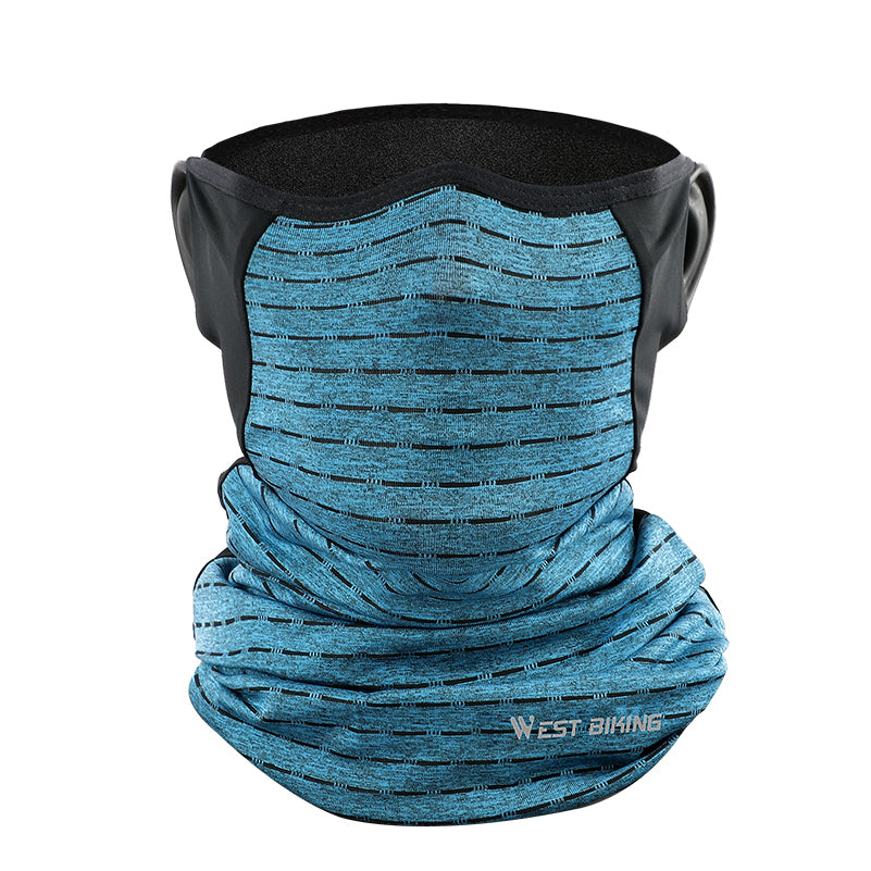 WEST BIKING Unisex Ice Silk Neck Scarf Sunscreen Hiking Earloop Face Mask Tube Head Scarve