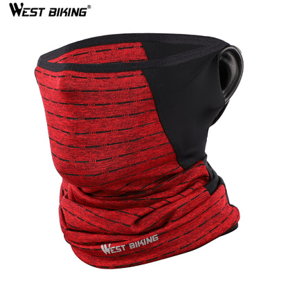 WEST BIKING Unisex Ice Silk Neck Scarf Sunscreen Hiking Earloop Face Mask Tube Head Scarve