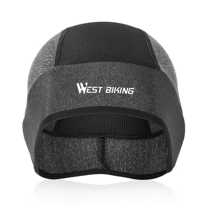 WEST BIKING Summer Cycling Stretchy Hat Anti-UV Sunscreen Ice Silk Cap