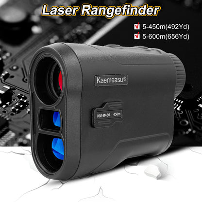 KAEMEASU Rechargeable Telescope Laser Rangefinder Distance Meter for Golf Hunting