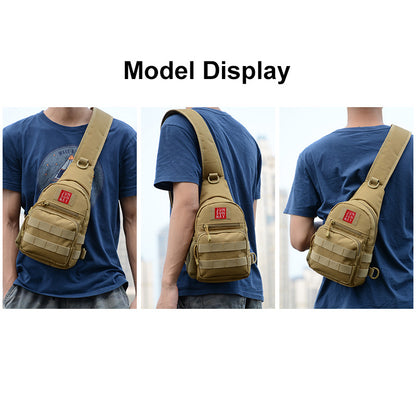 JSM J011 3.6L Outdoor Sling Chest Bag 900D Oxford Fabric Hiking Cycling Tactical Molle Crossbody Pack