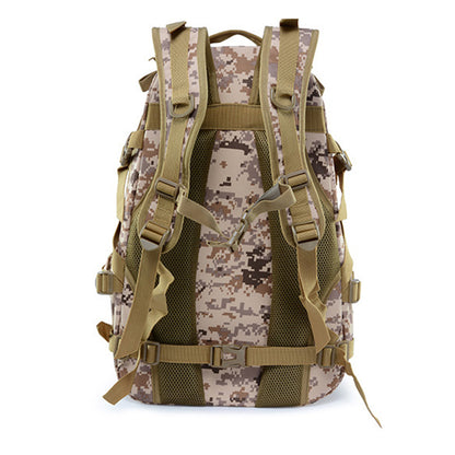 JSM J012 25L Large Capacity Camouflage Backpack Night Reflective Outdoor Sports Molle Military Shoulder Bag