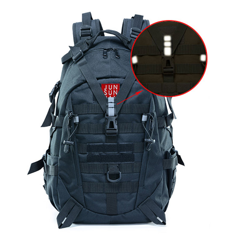 JSM J012 25L Large Capacity Camouflage Backpack Night Reflective Outdoor Sports Molle Military Shoulder Bag