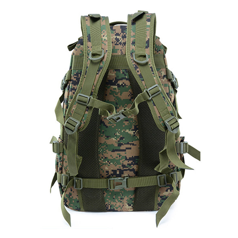 JSM J012 25L Large Capacity Camouflage Backpack Night Reflective Outdoor Sports Molle Military Shoulder Bag