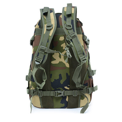 JSM J012 25L Large Capacity Camouflage Backpack Night Reflective Outdoor Sports Molle Military Shoulder Bag