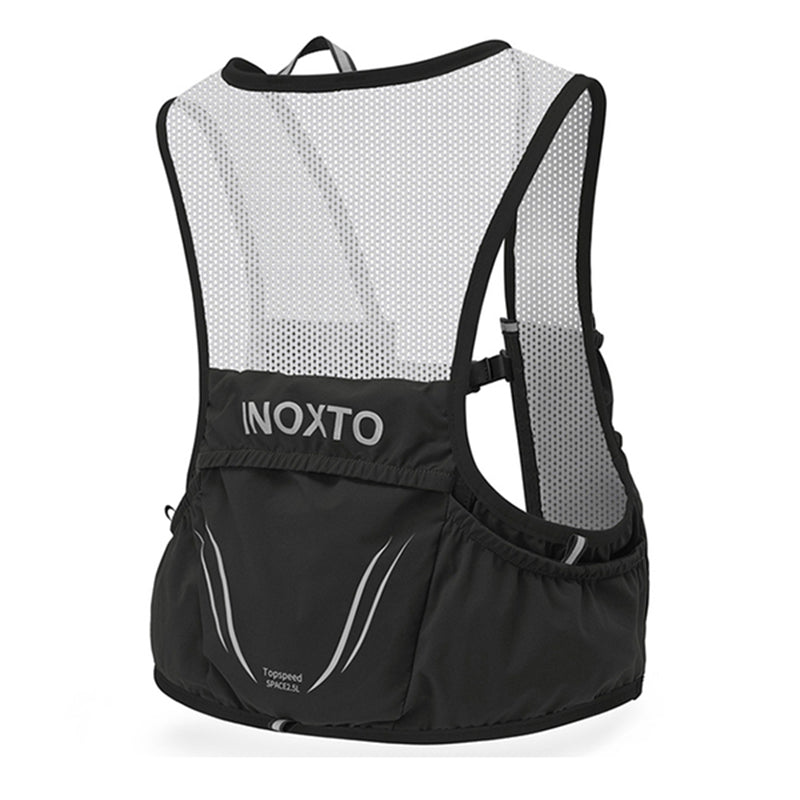 OUTDOOR INOXTO 5L Running Vest Backpack Lightweight Phone Holder Pockets Hiking Cycling Backpack Water Bottle Carrying Bag (Size: L)