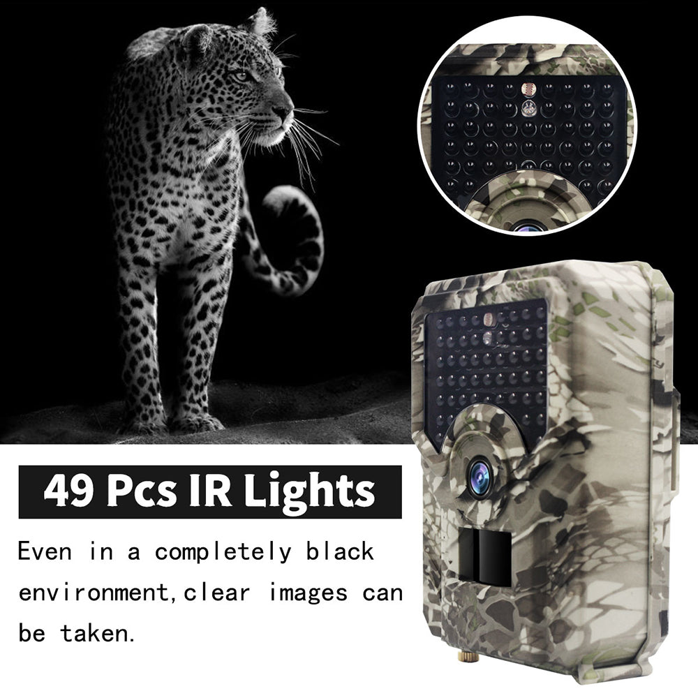 HUNTERCAM PR200 PRO Hunting Camera Trail 1080P Wildlife Monitoring Outdoor 16MP Photo Trap for Security Infrared Sensors Night View